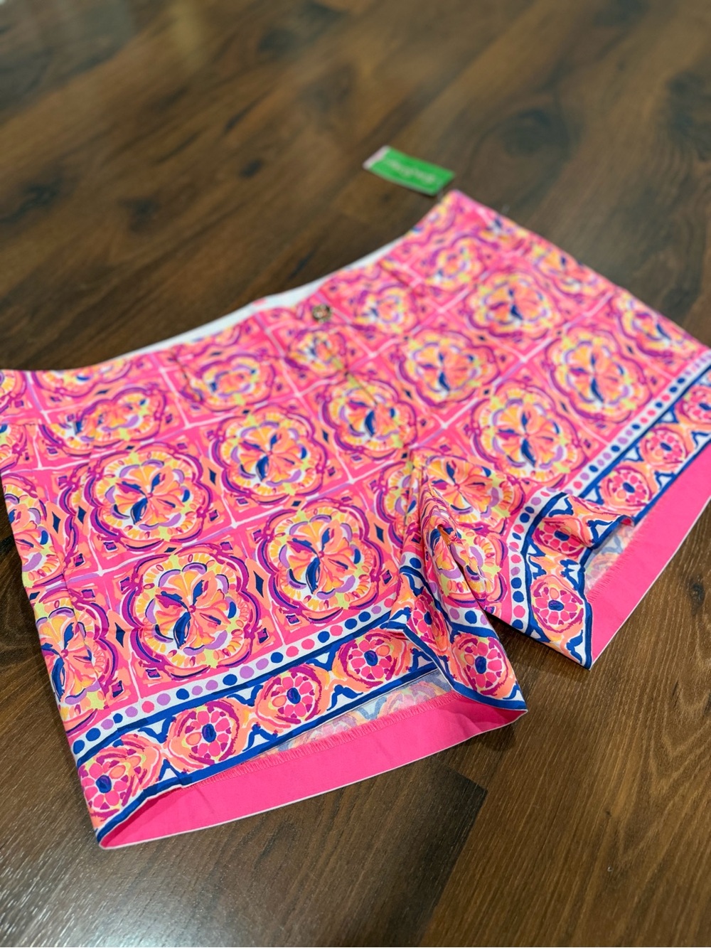 NWT Lilly Pulitzer $74 Pink Fusion Rock House Engineered Callahan Short Sz 16